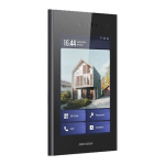 Videointerfon TCP/IP, 8' touch screen, recunoastere faciala - HIKVISION DS-KD9403-E6 - imagine 2