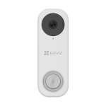 Kit sonerie video EZVIZ, conexiune Wi-Fi, rezolutie 3k,  acumulator 5200mAh, PIR detectie miscare, unghi vizualizare ultra-larg, slot SDcard CS-DB2-Pro-3K - imagine 3