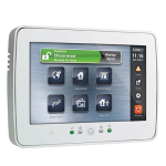 Tastatura touch screen color 7', 248 zone, alb, EN/RO, SERIA PRO - DSC HS2TCHPROEE1