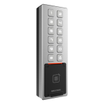 Terminal control acces, PIN/Card M1/amprenta/bluetooth, Wiegand, Wi-Fi, RS485, Alarma, IK08 - HIKVISION DS-K1T805MBFWX - imagine 3