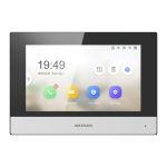 Monitor videointerfon Touch Screen TFT LCD 7 inch, conectare 2 fire, Wifi - HIKVISION DS-KH6320Y-WTE2