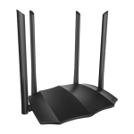 Router WiFi 5 (802.11ac) DualBand 2.4/5GHz, 300+867Mbps, 4x6dBi, 4 porturi Gigabit - TENDA TND-AC8