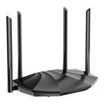Router WiFi 6, DualBand 2.4Ghz/5GHz 300+1201Mbps, 4x6dBi, 4 porturi Gigabit - TENDA TND-RX2