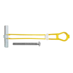 Diblu basculant gips carton cu piesa metalica filetata + surub M5, BT (30 buc.) - CELO 9Y5BTPLO