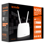 Router LTE 4G Wireless 2 x 10/100 Mbps, SIM, 802.11 b/g/n 2.4Ghz, 300Mbps - TENDA TND-4G06C - imagine 4