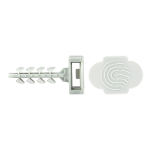 Diblu fixare colier Ã 6x30, cap mare gri in cutie plastic InsertFIX (125 buc.) CELO 96EXPIFB