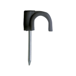 Clema cu cui pentru fixare cablu RN-6, negru (500 buc.) - CELO 46PLG