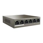 Switch 4 porturi PoE, 2 porturi uplink RJ45 10/100Mbps - TENDA TND-TEF1106P-4-63W - imagine 2