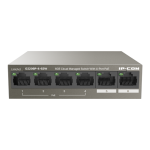 Switch 4 porturi Gigabit PoE+, 2 porturi RJ45 Gigabit, 58W, Management - IP-COM G2206P-4-63W - imagine 2