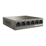 Switch 4 porturi Gigabit PoE+, 2 porturi RJ45 Gigabit, 58W, Management - IP-COM G2206P-4-63W - imagine 3