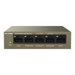 Router 4 porturi Gigabit PoE+, 55W, 1 port RJ45 Gigabit, management - IP-COM M20-PoE - imagine 2