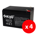 Cutie 4 acumulatori JS12-12 - KIJO JS12-12-BAX
