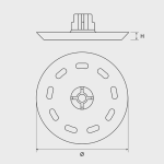 Saiba plastic 30 mm pentru pistol Force ONE (100 buc.) - CELO 30AP - imagine 2