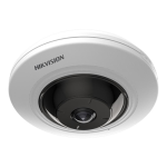 Smart Event, Fish Eye - Camera IP, 5MP, lentila 1.05mm, IR8m, Mic., Alarm, PoE - HIKVISION DS-2CD2955G0-ISU-1.05mm