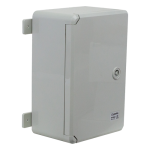 Cutie distributie IP65 din ABS gri, usa mata, placa metalica, 200x300x130 mm PP3001 - imagine 3