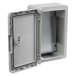 Cutie distributie IP65 din ABS gri, usa mata, placa metalica, 200x300x130 mm PP3001 - imagine 4