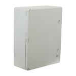 Cutie distributie IP65 din ABS gri, usa mata, placa metalica, 400x500x175 mm PP3003