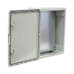 Cutie distributie IP65 din ABS gri, usa mata, placa metalica, 400x500x175 mm PP3003 - imagine 3