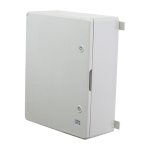 Cutie distributie IP65 din ABS gri, usa mata, placa metalica, 400x500x175 mm PP3003 - imagine 4