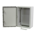 Cutie distributie IP65 din ABS gri, usa mata, placa metalica, 350x500x190 mm PP3006 - imagine 2