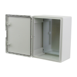 Cutie distributie IP65 din ABS gri, usa mata, placa metalica, 400x500x240 mm PP3007 - imagine 4