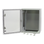 Cutie distributie IP65 din ABS gri, usa transparenta, placa metalica, 400x500x240 mm PP3017 - imagine 2