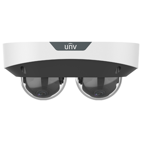 img14597large Dual Chanal - Camera IP, 2 x 4MP, lentila 2.8mm, IR 30m, Mic., Alarma, PoE, IK10 - UNV IPC3224SS-ADF28K-I1 - imagine 1