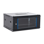 Rack perete 4U 19'' 600x450, capacitate incarcare 60 Kg, negru - ASYTECH Networking ASY-4U-6045WL