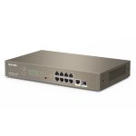 Switch 8 porturi PoE Gigabit, 1 port consola, 1 port SFP Gigabit, management - TENDA TND-TEG5310P-8-150W - imagine 2