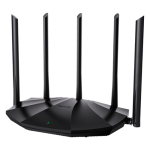 Router Wi-Fi 6, DualBand 2.4Ghz/5GHz, 300+1201Mbps, 5x6dBi, 4 porturi Gigabit - TENDA TND-TX2-PRO