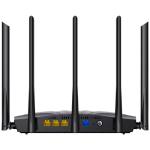 Router Wi-Fi 6, DualBand 2.4Ghz/5GHz, 300+1201Mbps, 5x6dBi, 4 porturi Gigabit - TENDA TND-TX2-PRO - imagine 4