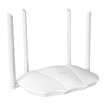 Router Wi-Fi 6, DualBand 2.4Ghz/5GHz, 574+2402Mbps, 4x6dBi, 4 porturi Gigabit - TENDA TND-RX9 - imagine 2