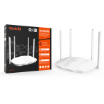 Router Wi-Fi 6, DualBand 2.4Ghz/5GHz, 574+2402Mbps, 4x6dBi, 4 porturi Gigabit - TENDA TND-RX9 - imagine 4