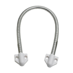 Set legatura flexibila din inox, capete din plastic vopsit alb,  400 x 6 mm CSL-400-2