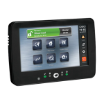 Tastatura touch screen color 7', 128 zone, cititor proximitate, negru, EN/RO, SERIA NEO - DSC HS2TCHPBLKEE1