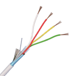 Cablu de alarma 4 fire ecranate, cupru integral, 100m 4CUEF