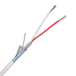 Cablu de alarma 2 fire ecranate, cupru integral, 100m 2CUEF