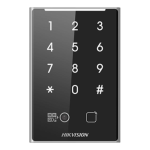 Cititor de proximitate MIFAR, cod QR, Wiegand, RS-485, tastatura integrata -HIKVISION DS-K1109DKB-QR - imagine 2