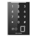 Cititor de proximitate MIFARE, amprenta, cod QR, Wiegand, RS-485, tastatura integrata -HIKVISION DS-K1109DKFB-QR - imagine 2