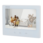 KIT videointerfon 2 fire pentru 1 familie, monitor 7 inch, Alarma, IK08, Card 32GB - HIKVISION DS-KIS704EY-SS - imagine 3