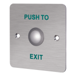 Buton iesire montaj ingropat, panou frontal Aluminiu - HIKVISION DS-K7P01 - imagine 3