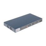 Switch 24 porturi PoE, 370W, uplink 2x SFP + 2x RJ-45 Gigabit - HIKVISION DS-3E0528HP-E - imagine 2
