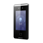 Terminal standalone IP control acces, pontaj cu recunoastere faciala, Card MIFARE - HIKVISION DS-K1T341AM-S - imagine 2