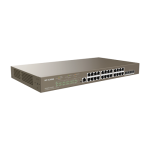 Switch 24 porturi PoE 1Gbps, 4 porturi SFP+ 10Gbps, L3 Cloud Management - IP-COM G5328XP-24-410W - imagine 3