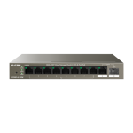 Switch 8 porturi PoE Gigabit, uplink 1 x RJ45 + 1 x SFP Gigabit, 92W, Cloud Management - IP-COM G2210P-8-102W