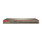 Switch 8 porturi Gigabit, 16 porturi SFP Gigabit, L3 Cloud Management - IP-COM G5324-16F