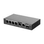 Switch 4 x RJ45 1G PoE, 1 x RJ45 1G, combo 1 x RJ45 + 1 x SFP 1G, Cloud Management - Ruijie Reyee RG-ES206GS-P - imagine 4