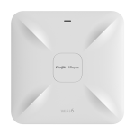 Access Point Wireless AX1800 Dual-Band, Wi-Fi 6, 2x RJ45 Gigabit, PoE IN, Cloud Management - Ruijie RG-RAP2260(G)