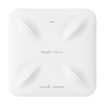 Access Point Wireless AX6000 Dual-Band, Wi-Fi 6, 2x RJ45 2.5G, PoE IN, Cloud Management - Ruijie RG-RAP2260(H)