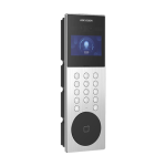 Videointerfon TCP/IP pentru blocuri si spatii birouri, 4.3' touch screen, 2x 2MP, Recunoastere faciala, Card, Alarma - HIKVISION DS-KD9203-ME6 - imagine 3